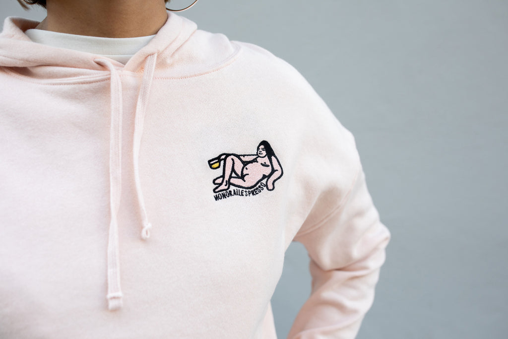 Monorail X Connor McPherson Embroidered Cropped Hoodie