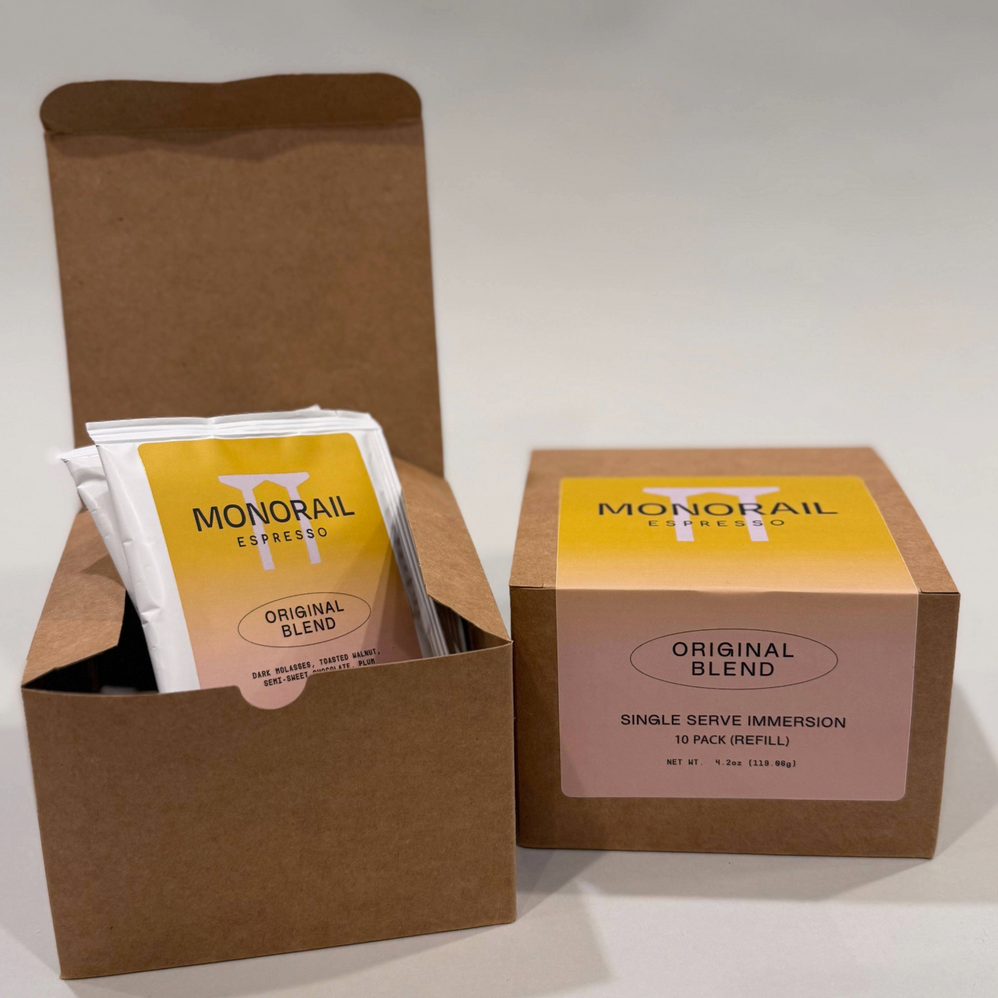 Monorail Espresso Single Serve Coffee 10 pack refills